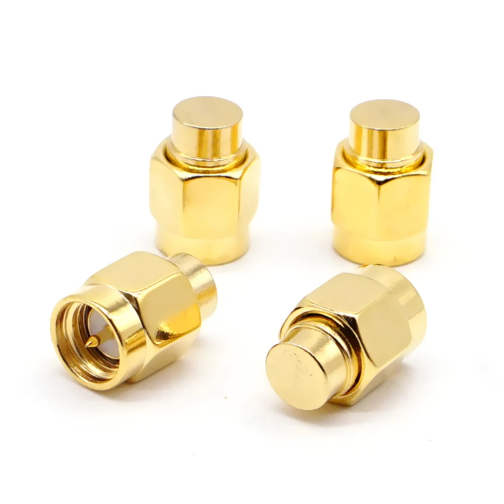 2PCS 2W 6GHz 50 ohm Gold Plated SMA Male RF Coaxial Connector