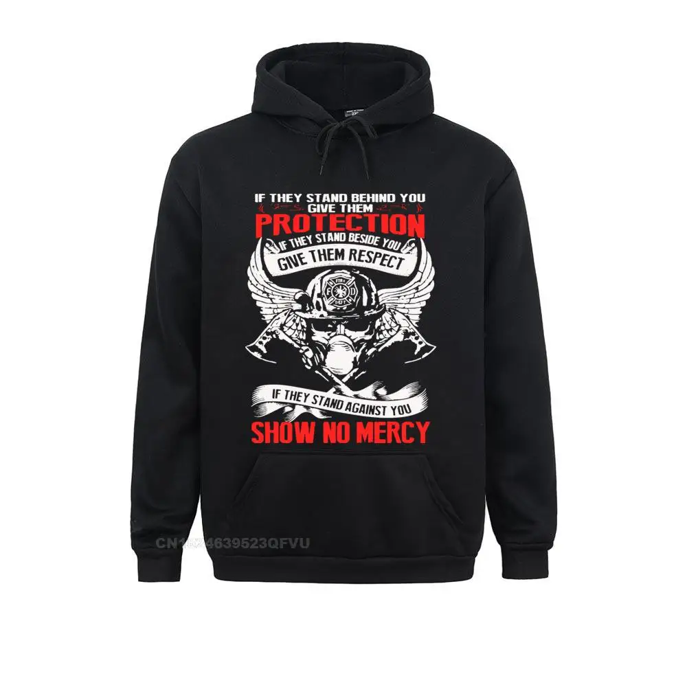 

Mens Firefighter Pullover Hoodie Firefighter They Stand Behind You Protect Them Hoodie Fun Pullover Hoodie Mens Kawaii Clothes