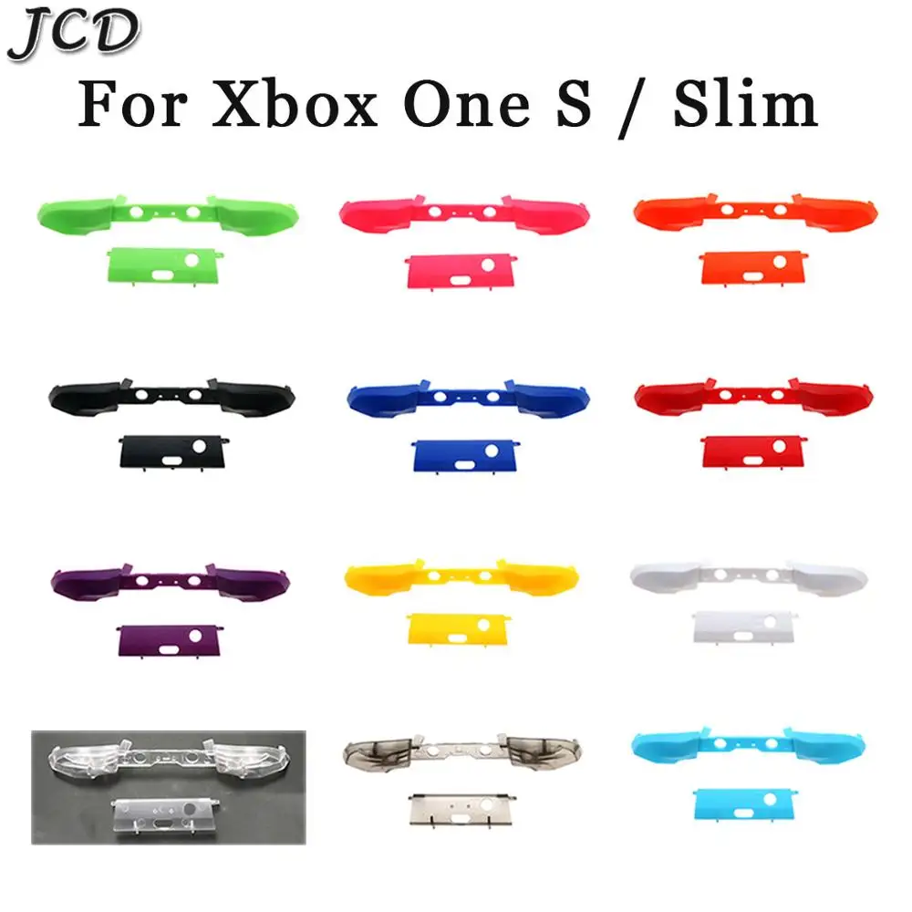 JCD 1PCS 12Colors Replacement Bumper LB RB Trigger Button for Microsoft Xbox One S Slim Controller Repair Parts