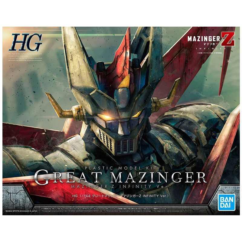 

Bandai HG 1/144 GREAT MAZINGER MAZINGER Z NFINITY VER Gundam Mobile Suit Assemble Model Kits Action Figures Plastic Model Toys