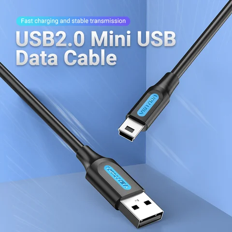 Кабель Vention Mini USB 2.0 для подключения устройств — фото модели