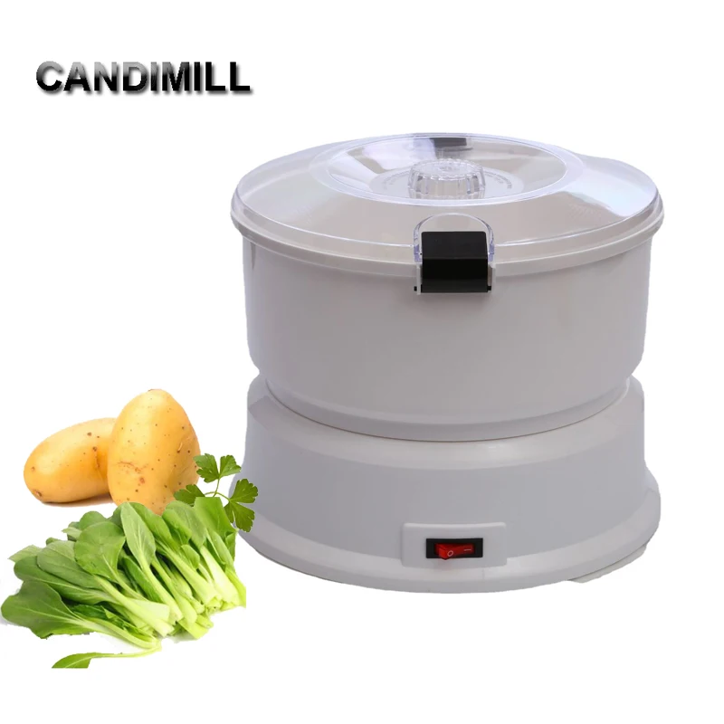 CANDIMILL Electric Small Potato Peeler Automatic Potato Peeling Machine Lettuce Leaf Vegetable Dehydrator