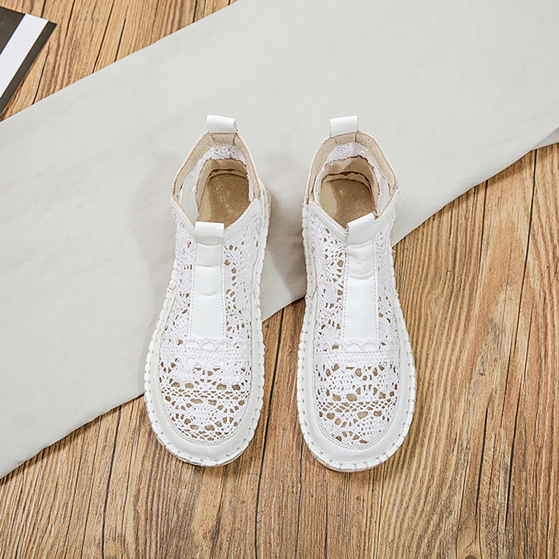 Breathable Knitted Women's Shoes, Lace Summer Shoes, Walking, Low Top, Non Slip, Comfortable, Solid Color, 35-40, New, 2021