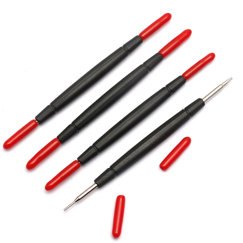 2pcs/lot Watch Spring bar Tool,Rubber Body Stainless Steel Tips Watch Strap Spring bar Removal Tools Watchband Adjusting Tool