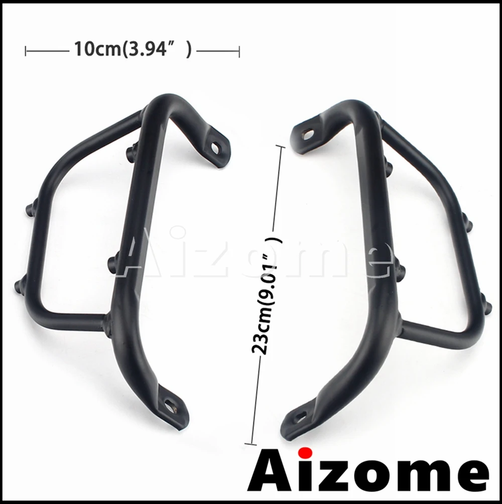 Motorcycle Aluminum Footboard Luggage Rack Bracket w/Anti-Fall Net Bag For Piaggio Sprint 125 150 Primavera 125 150 2013 - 2021