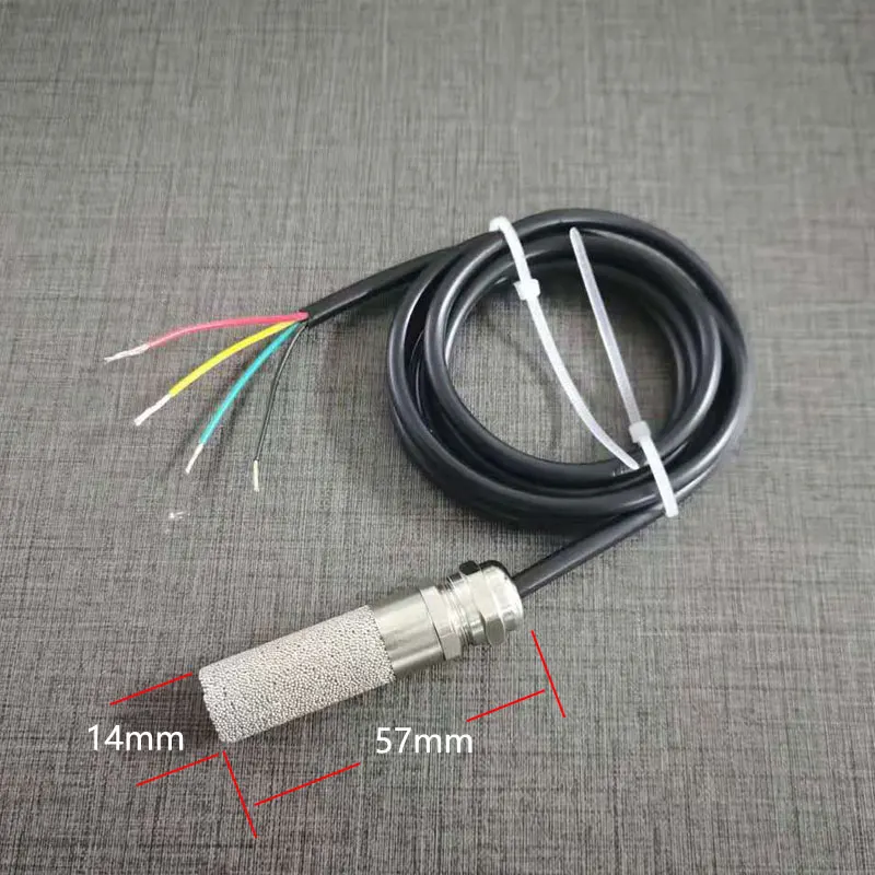 SHT10 SHT11 upgraded version SHT20 SHT30 SHT31 SHT35 Temperature and humidity sensor probe I2C air gas sensor monitor 1M cable