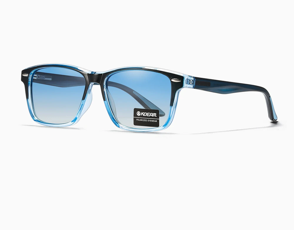 KDEAM TR90 Rahmen und Farbverlauf polarisierte Brille UV100 % Herren-Angelsonnenbrille, langlebiges Material – Detail 17