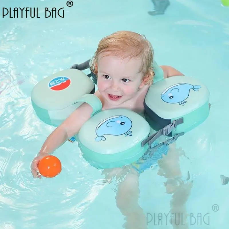 Playful bag New baby swimming ring No-need-inflate 3 month-3 years old children safety swimming ring Anti rollover E94