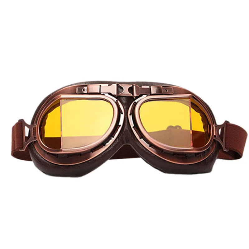 Motorcycle Glasses Scooter Goggles Pilot Ski Dirt Bike Cycling Lens Frame Goggles Motocross Glasses Sunglasses Off-Road PM017