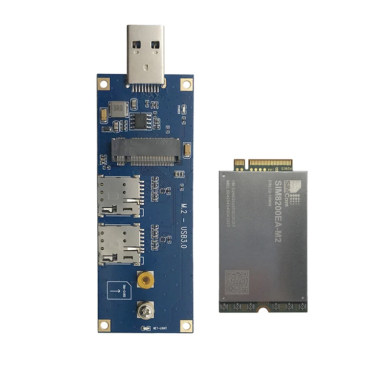 SIMCOM SIM8200EA SIM8200EA-M2 with m.2 to usb adpater 4g 5g Free Shipping by express such as DHL or fedex