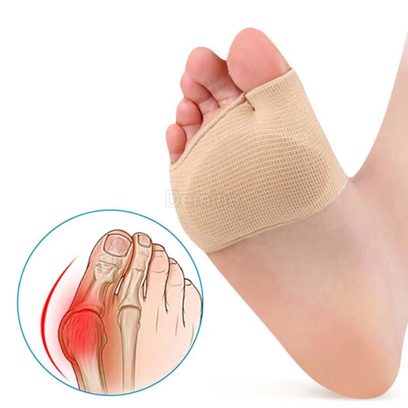 Bàn Chân Trước Miếng Lót Chỉnh Hình Miếng Lót Thoáng Khí Co Giãn Gel Lót Bàn Chân Trước Orthotic Móng Chân Bảo Vệ Tay Miếng Lót Giảm Đau Chân