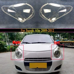 Car Headlamp Lens Lamp Case For Suzuki Alto 2009 2010 2011 2012 Headlight Cover Replacement Auto Shell Front Transparent