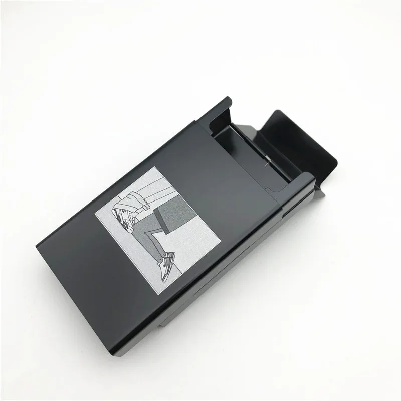 Personalized customized Aluminium Alloy Black Cigarette Case 20 Metal Cigarette Box Cover The Dirty Smoking Holder Sexy boxes