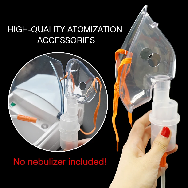 Inhaler Set Filters Medical Nebulizer Cup Adult Child Atomization Mask Catheter Medicine Accessories Healthcare for Inhalation