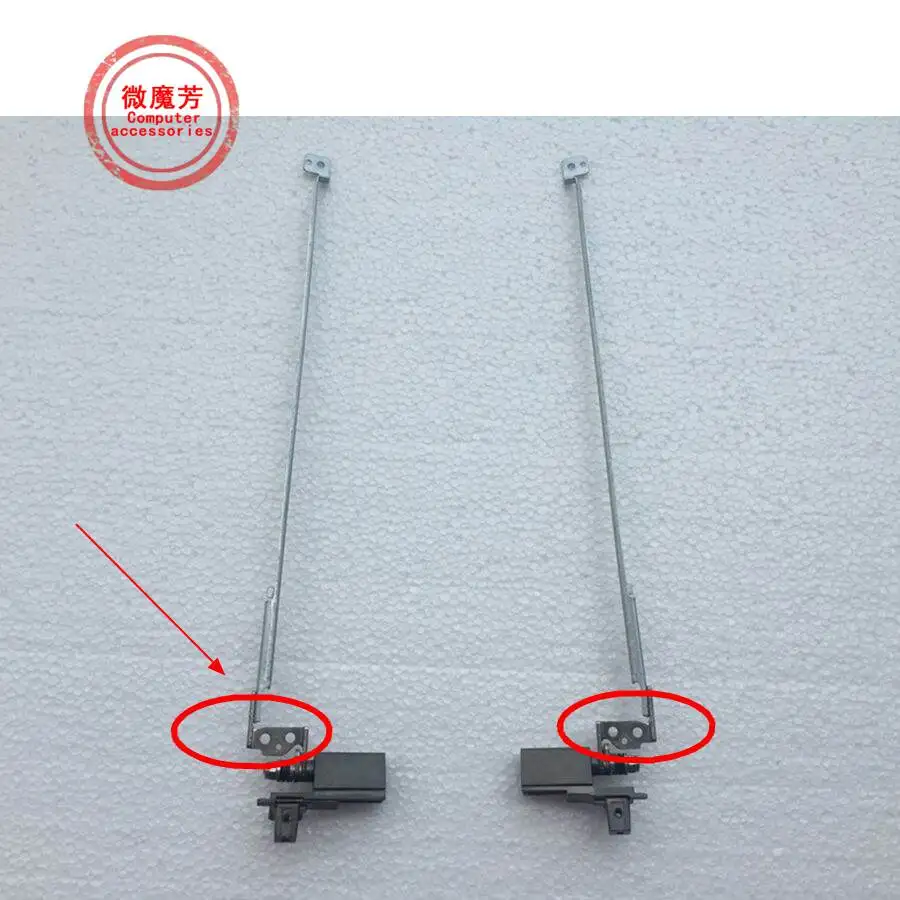 

New For Lenovo FOR ThinkPad W540 W541 T540P LCD Hinges Laptop Screen Axis Left & Right Flat R&L Set Wedge 04X5533 04X5534