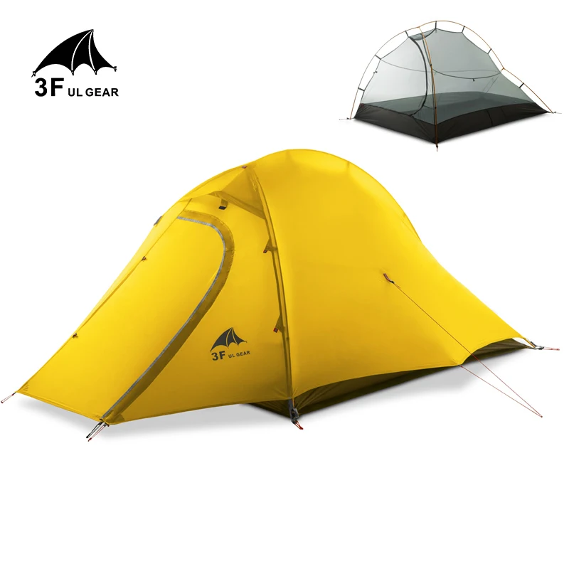 3F UL GEAR 15D Tent 2 Persons Ultralight Double Layer Waterproof 5000mm 4