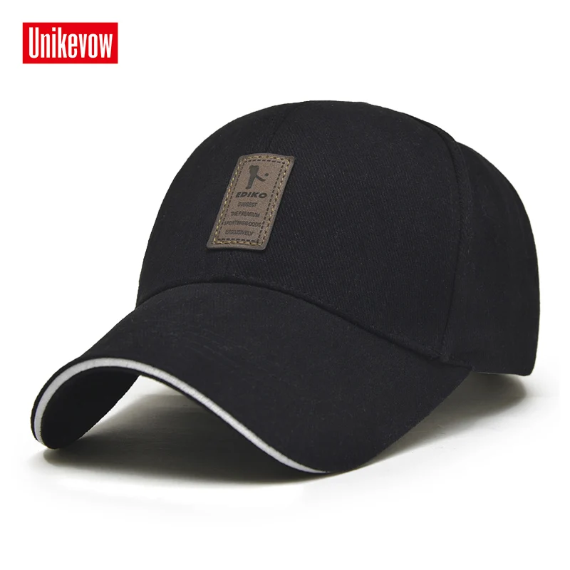 UNIKEVOW 9 Colors  Baseball Cap Men's Adjustable Cap Casual leisure hats Solid Color Fashion Snapback Summer Fall hat