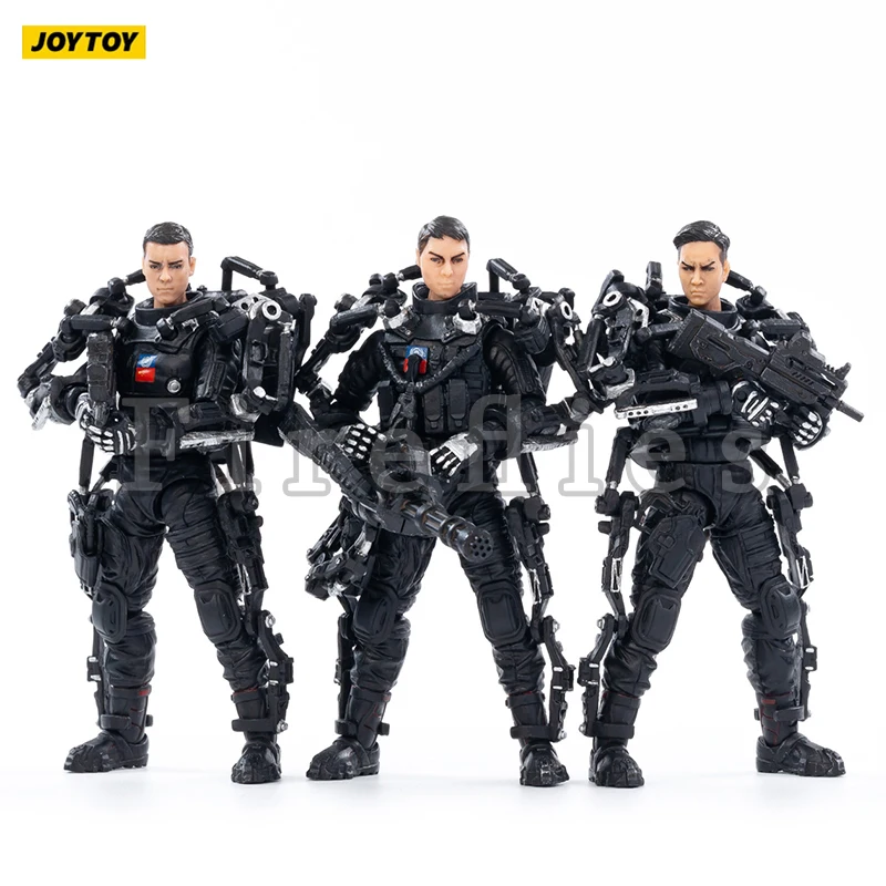 1/18 Joytoy 3.75Inch Actiefiguur (3 Stks/set) Het Zwervende Earth China Reddingsteam Anime Collectie Model Speelgoed