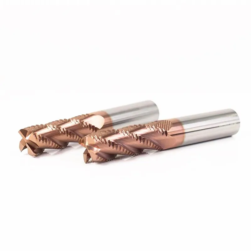 Fresa 4 millimetri 6 millimetri 8 millimetri 10mm 12mm 4 slot allungamento ad alta resistenza fresatura di acciaio al tungsteno fresa CNC in metallo duro rivestito in metallo end mill