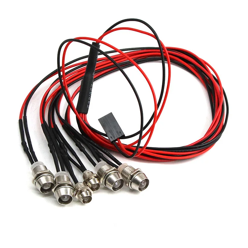 2/3/4/6/8 Lichter 70 cm Länge RC LED Nacht Scheinwerfer Scheinwerfer 3/5mm LED Licht für Modell Drift Crawler Auto Für RC Auto – Detail 17