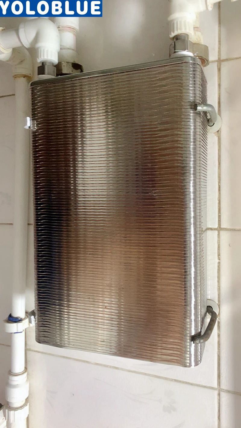 Scambiatore di calore in acciaio inossidabile da 120 piastre Scaldabagno a piastre brasate SUS304