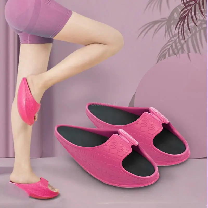 2024 Women's Swing Shoes Lose Weight Slippers Fashion Fitness Body Building Leg Slimming Summer Slides Sports and Fitness Shoes