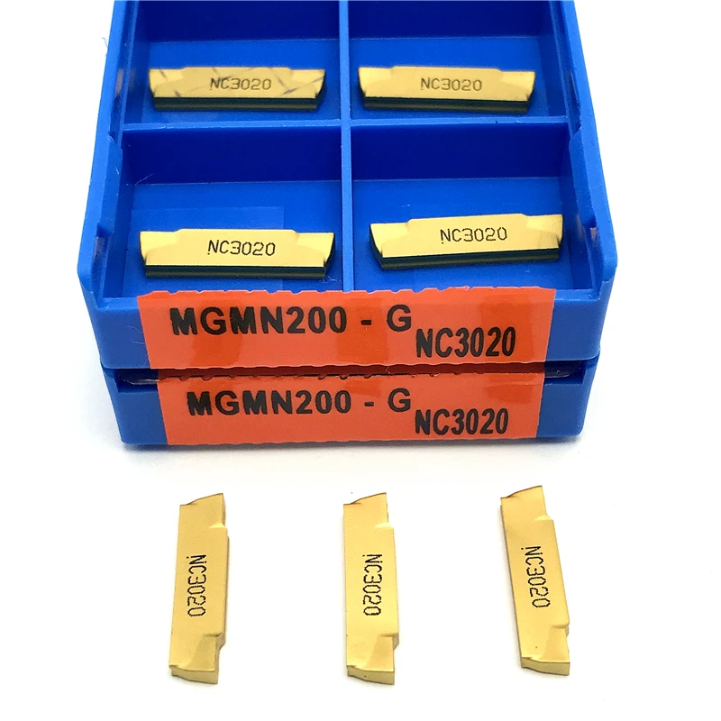 Imagem -06 - Grooving Carbide Insert Torno Turning Tool Partição e Grooving Tool Mgmn200-g Pc9030 Mgmn200-g Nc3020 Mgmn200-g Nc3030
