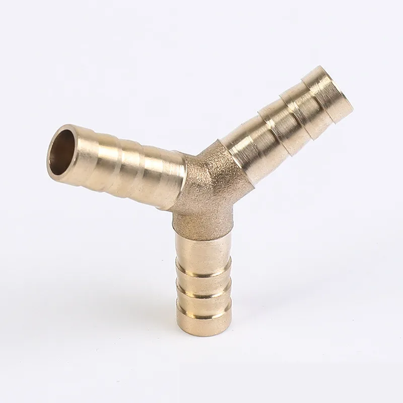 Raccordo A Y Per Tubo Flessibile In Ottone – 3 Vie, Diametro 10 Mm (3/8") – Sourcing Map