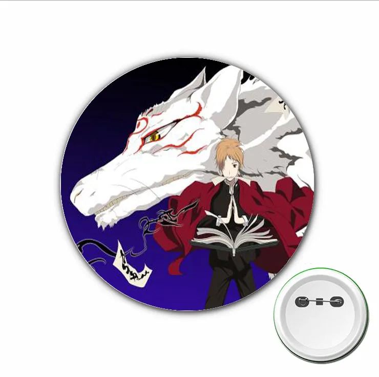 3pcs anime Natsume Yuujinchou Badge Midoriya Izuku Cosplay Pins Brooch for Clothes Accessories Backpacks bags Button Badges