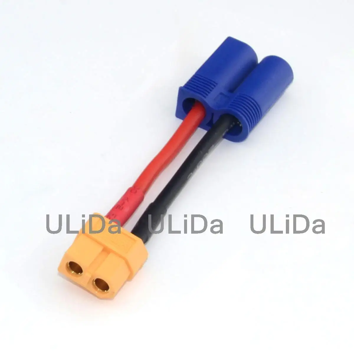 3pcs XT60 Female to Male EC5 Style w 14AWG Silicone Wire Connector / Adapter Cable Converter for RC Charger Quadcopter