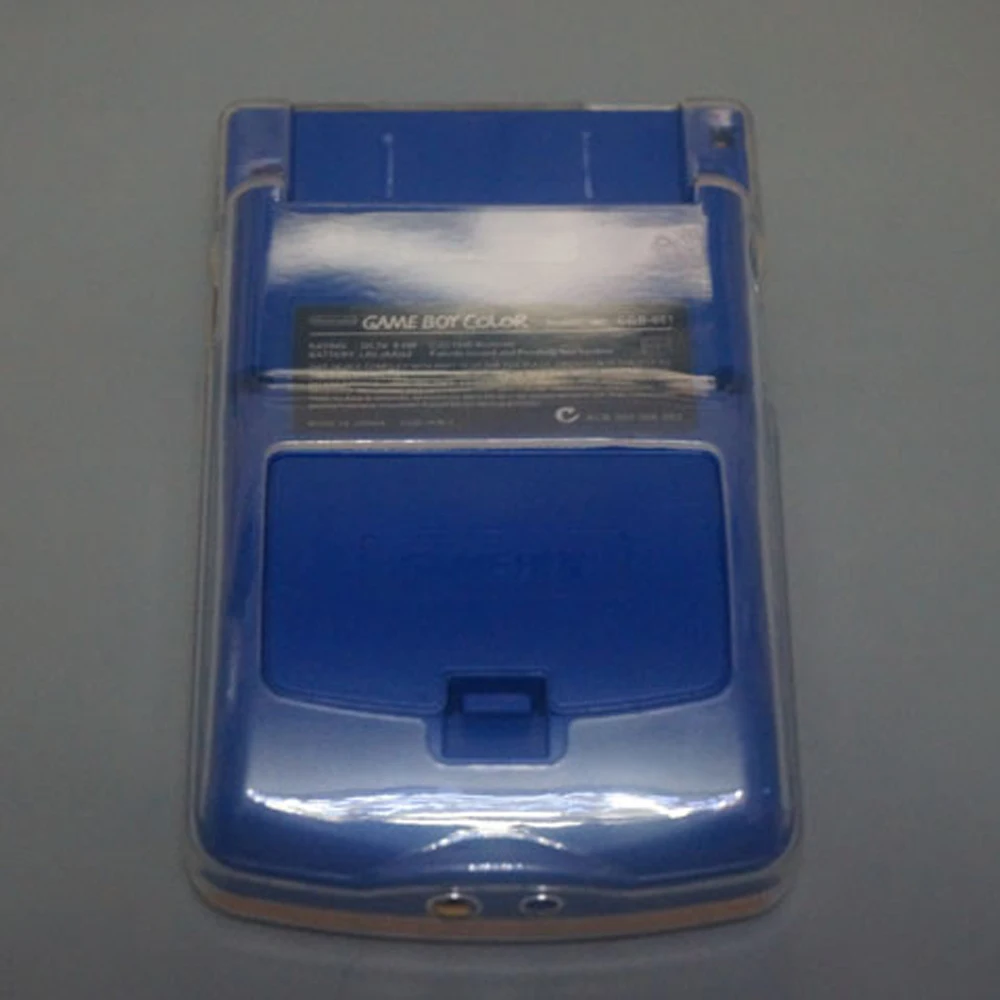 حافظة واقية من البولي يوريثان الشفافة لوحدة التحكم GBC غطاء حماية لملحقات ألعاب Gameboy الملونة