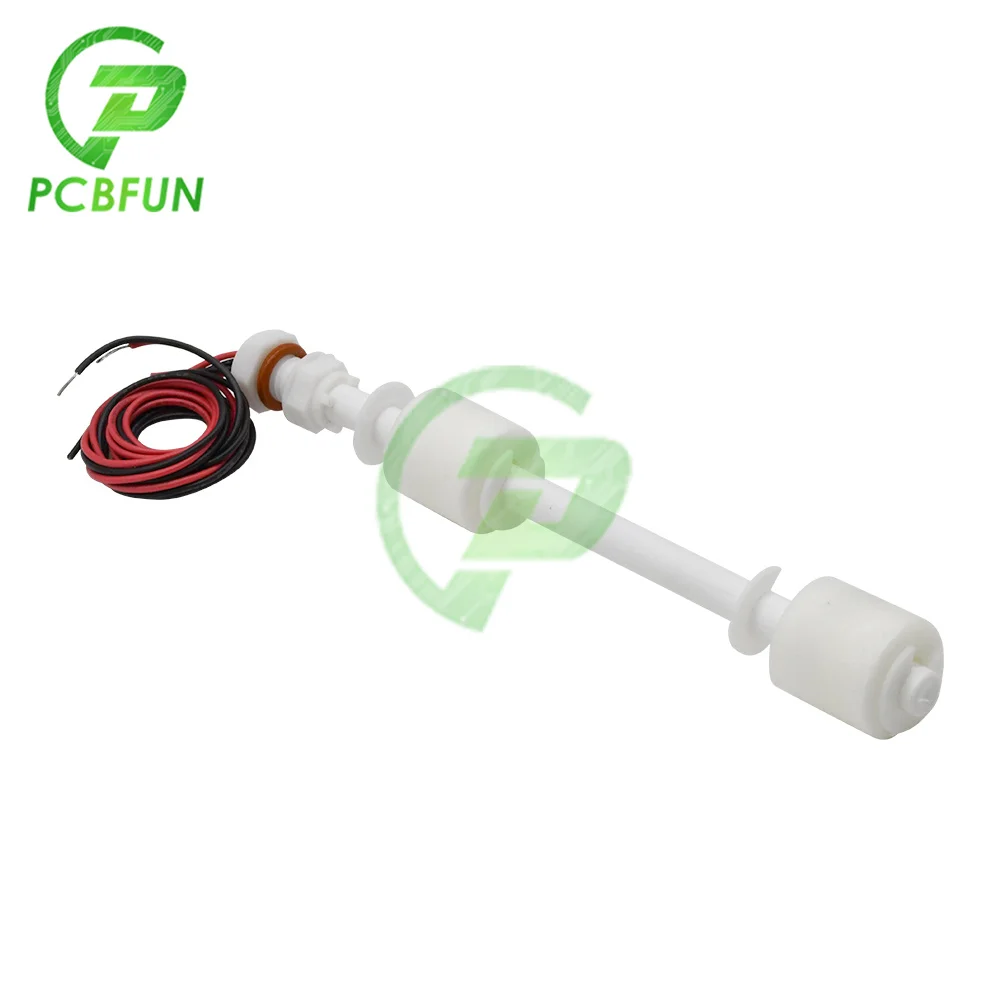 PP Liquid Water Level Sensor Anti-Corrosion Float Switch 150mm Normally Closed Double Ball Controller for Aquarium Tank Pools