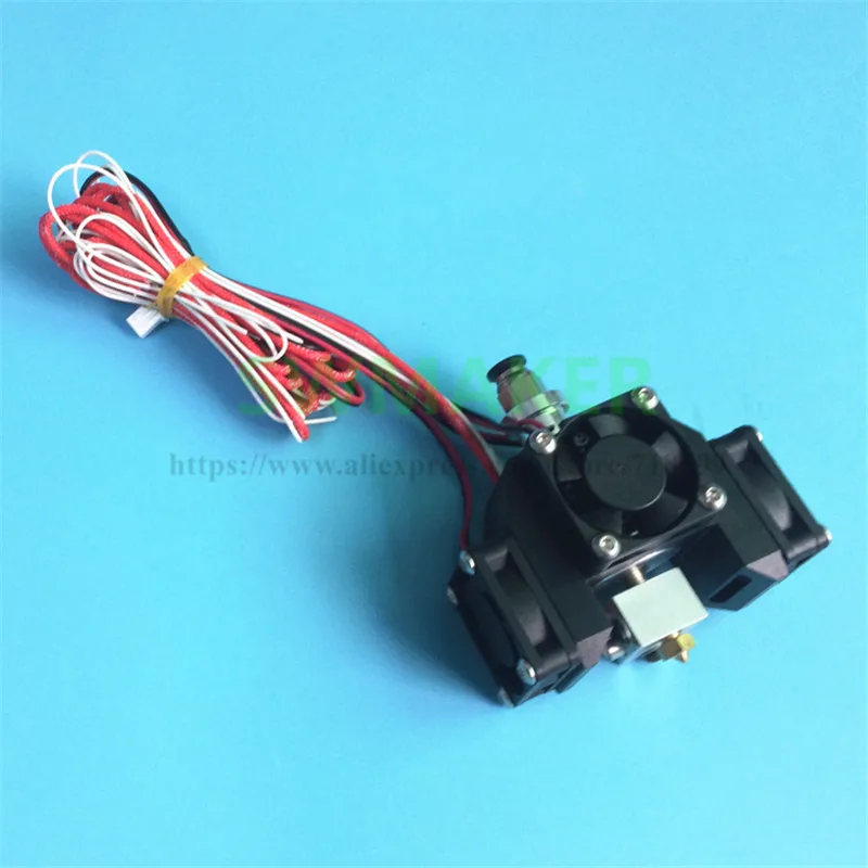 1set E3D Improved V6 Hexagon Hot End Extruder Super Thermal Dissipation Effect with 3pcs 3010 Fans for 3D Printer Parts