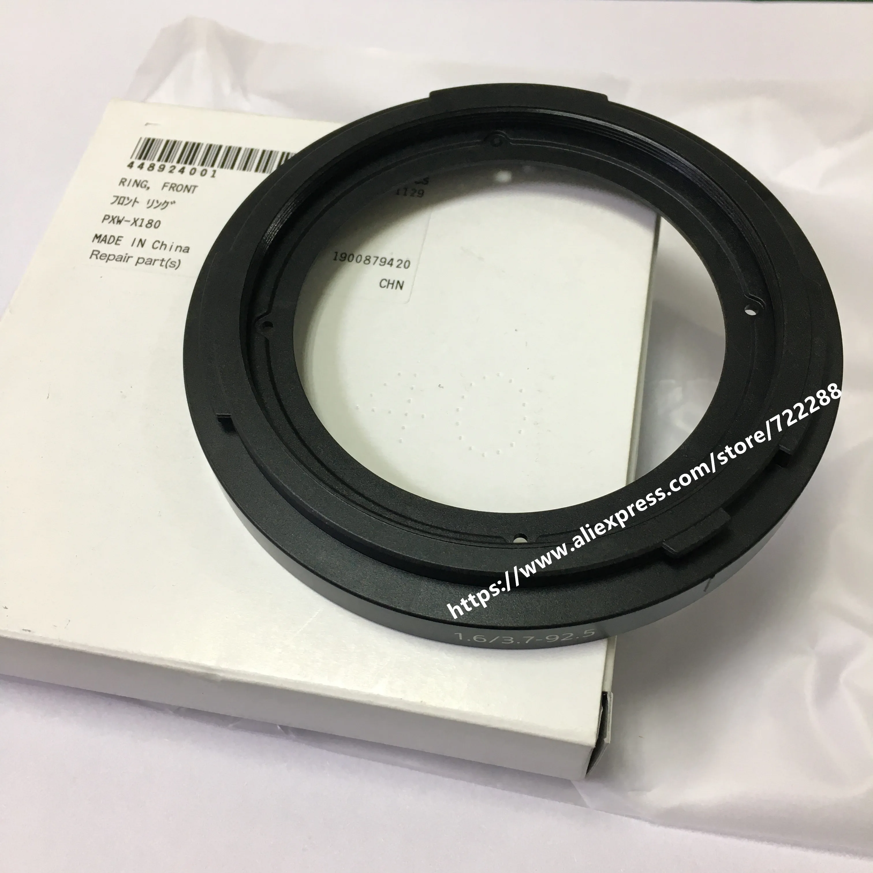 Repair Parts For Sony PXW-X160 PXW-X180 Zoom Lens Unit Front Ring Ass'y 448924001