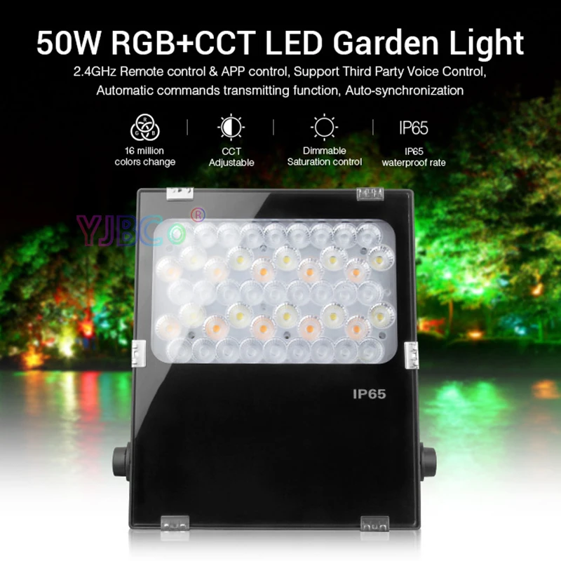 Miboxer FUTC06 50W RGB+CCT LED Garden Light AC100~240V Green space/Park/road/decoration smart Outdoor light lamp waterproof IP65