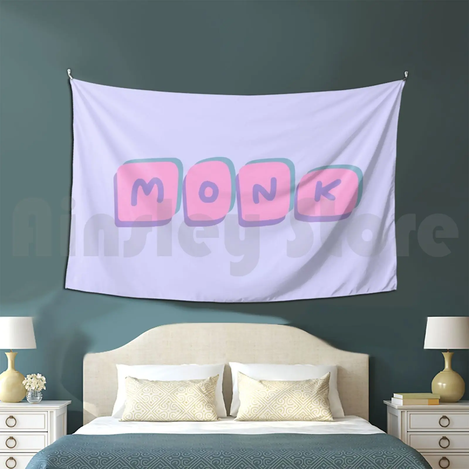 Monk-Cute Style! Tapestry Living Room Bedroom Monk Monk Class Dnd Monk D D Monk Best Monk Cool Monk Cute Monk