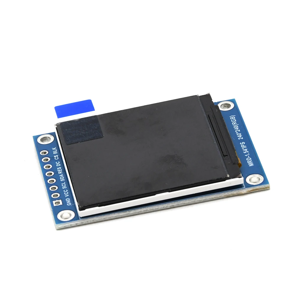 1.54 Inch LCD SPI Serial Port Module TFT Color Screen ST7789 Driving Resolution 240x240 LCD Liquid Crystal Display Module 3.3V