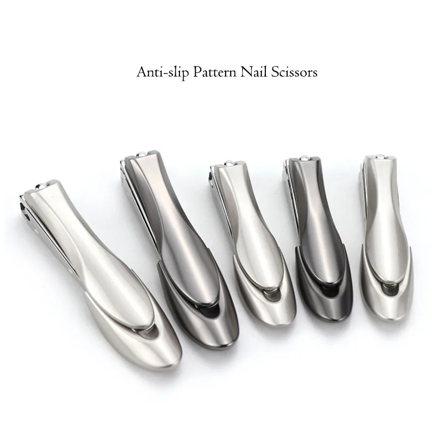 1 قطعة الفولاذ المقاوم للصدأ مسمار قادين القاطع الإبداعية مكافحة سبلاش مقص أظافر مانيكير أدوات باديكير أظافر التشذيب مسمار ذو طيات