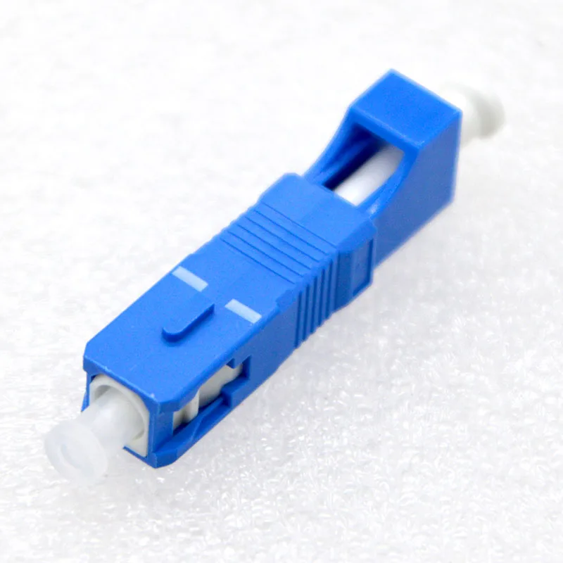 New Optical Fiber Connector LC Female-SC Male Fiber Adapter Single Mode/Multimode OM3 OM4 Adapter Flange Coupler Factory Price