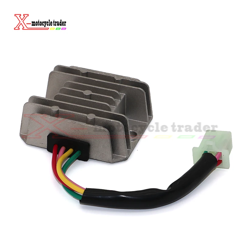 AC 12V 4 /5Pins Wires Voltage Regulator Rectifier GY6 CG CB 150cc 200cc 250cc ATV Quad Moped Scooter Buggy Motorcycle Motorbike