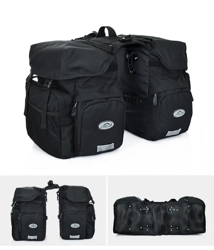 50L Fahrrad Tasche Mountain Road Sattel Radfahren Taschen Fahrrad Hinten Sitz Tasche Doppel Seite Rack Schwanz Sitz Pannier Pack Fahrrad Zubehör – Detail 16