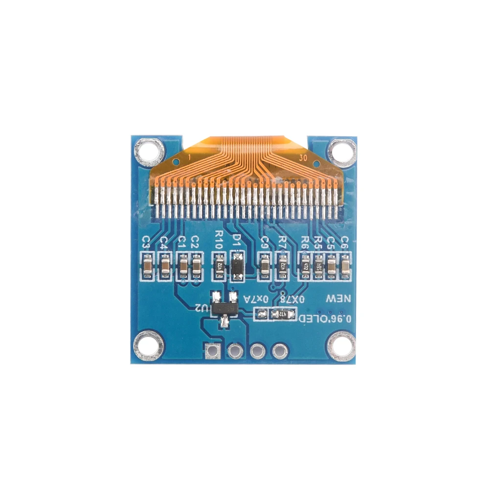 Oryginalny 4Pin 0,96 Cal OLED SSD1315 biały/niebieski/żółty-niebieski wyświetlacz moduł 128 x64 IIC I2C seryjny plansza LCD do Arduino