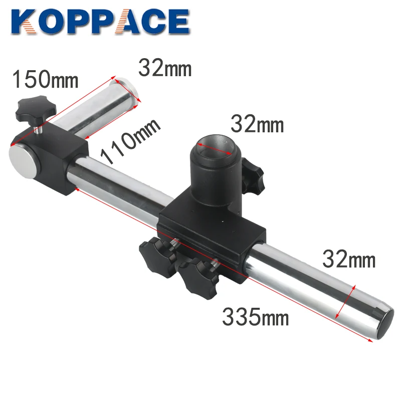 

KOPPACE Microscope Black Bracket Horizontal Movement 235mm Column Diameter 32mm Column Length 335mm