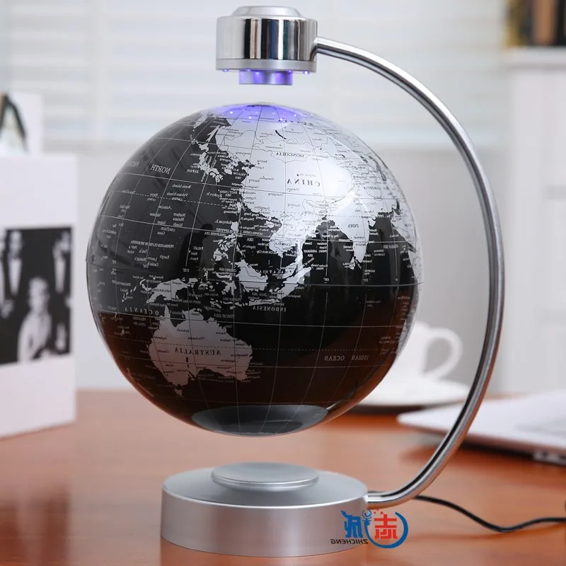 Magnetic Levitation Floating Globe Anti Gravity World Map Suspending Globe with Light Home Office Decoration Ornaments Gifts