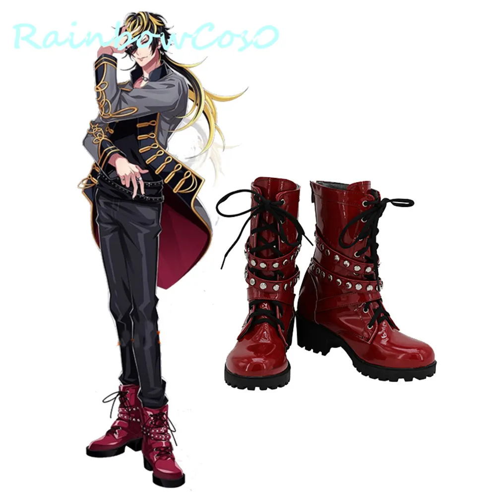 Division Rap Battle DRB NAGOYA DIVISION Bad Ass Temple Moonlight Shadow Cosplay Shoes Boots Halloween RainbowCos0