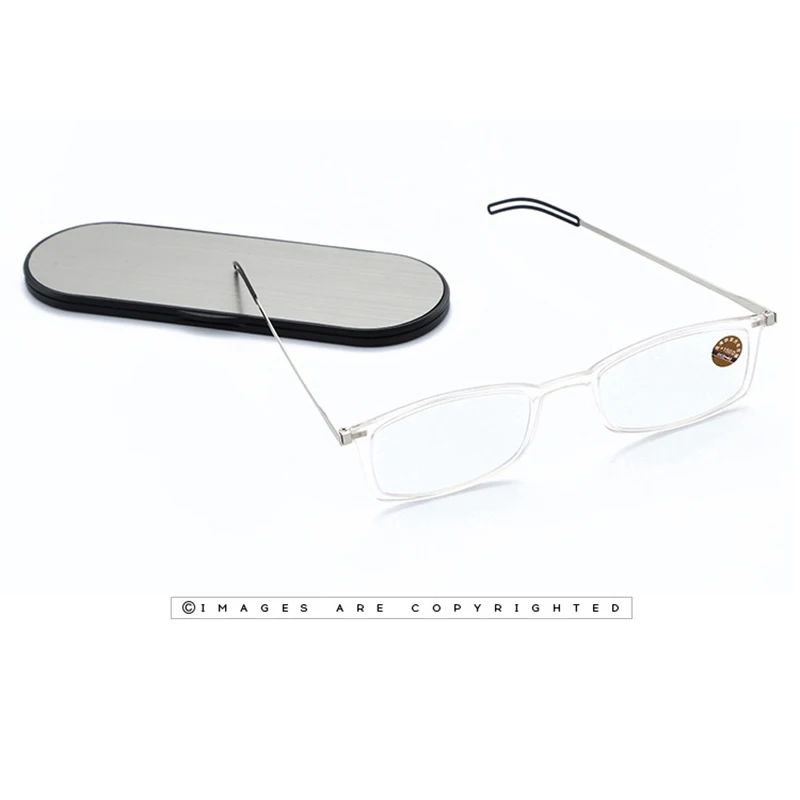 anti blue-ray ultra- universal ultra-thin reading glasses for men and women to send portable mobile phone glasses case