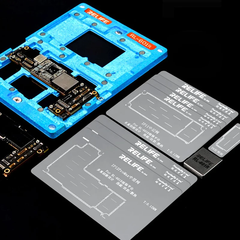 10in1 Planting Platform With BGA Reballing Stencil For IPhone12/12Pro Max/12Mini/11/11Pro Max/X/XS/XS MAX Soldering Repair Tools