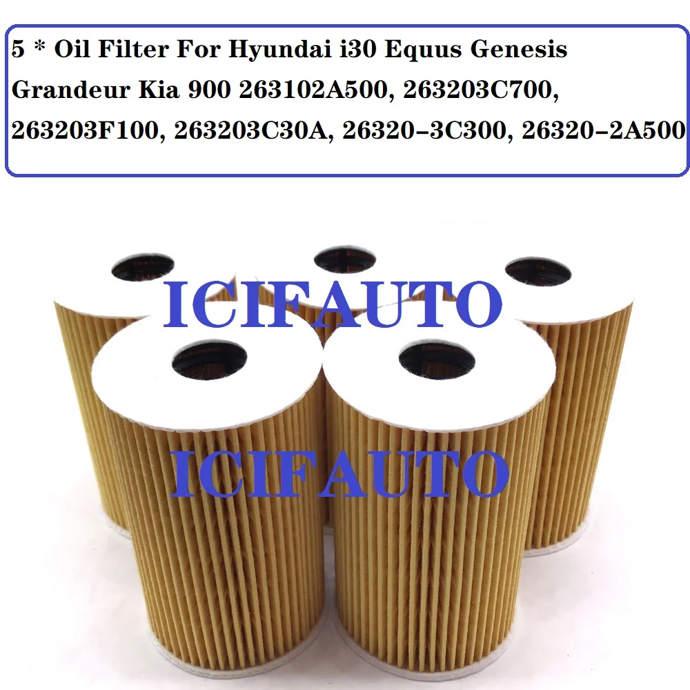 Oil Filter for Hyundai / Kia 26320-3F100 26320-3C30A 26320-3C300 26320-3C700 26310-2A500 26310-2A501 26320-3C30A