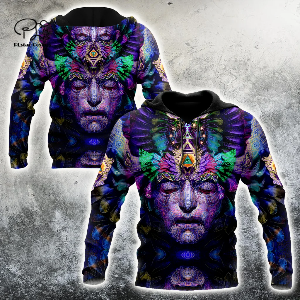 

PLstar Cosmos 3Dprint Newest Colorful Hippie Psychedelic Weed Art Harajuku Premium Unisex Unique Casual Hoodies/Sweatshirt/Zip 3