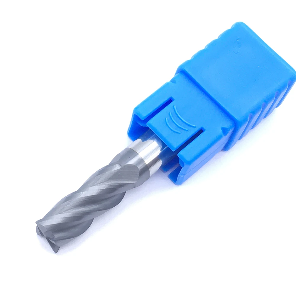 Liga 1 pçs hrc50 4 flauta 8.0xd8x60l fresa de aço de tungstênio torno cnc fresa fundo plano quatro lâmina end mill